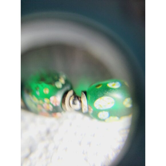 Vintage Italian Millefiori Glass Beaded Necklace Handmade Venetian Glass Beads - Picture 3 of 6